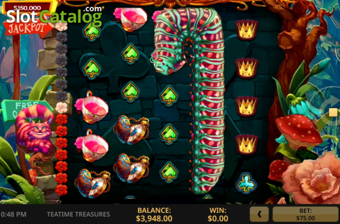 Скрин5. Teatime Treasures слот