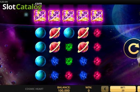 Скрин2. Cosmic Heart слот
