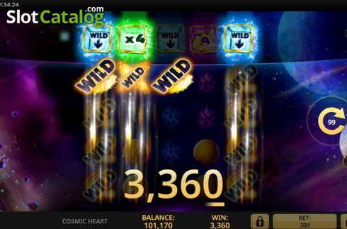 Скрин4. Cosmic Heart слот