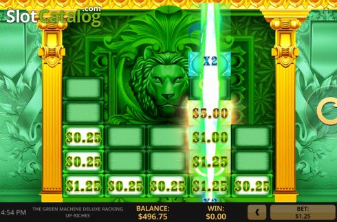 Скрин7. The Green Machine Deluxe Racking Up Riches слот
