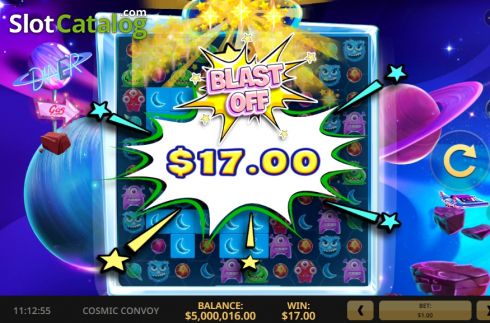 Скрин5. Cosmic Convoy слот