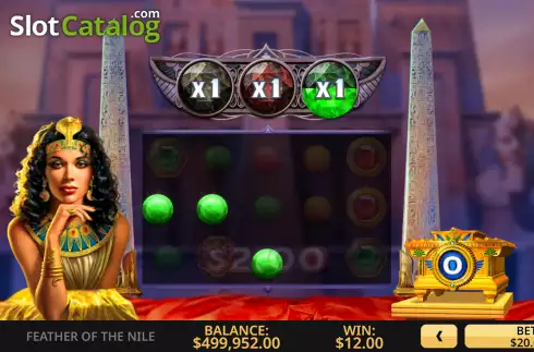 Скрин3. Feather of the Nile слот