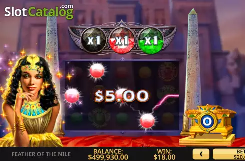 Скрин4. Feather of the Nile слот
