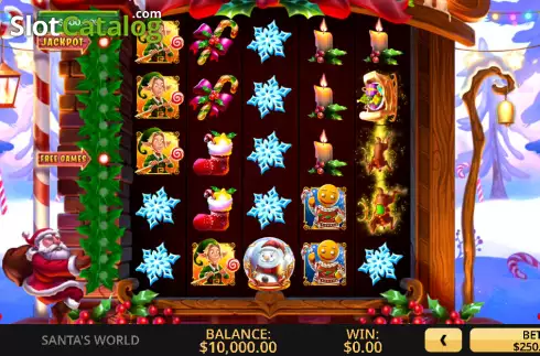 Скрин2. Santa's World слот