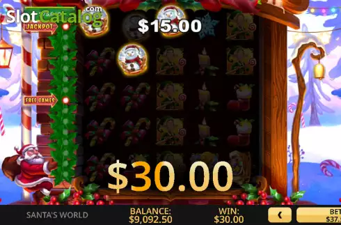 Скрин4. Santa's World слот