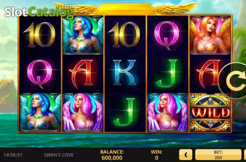 Скрин2. Sirens Cove слот
