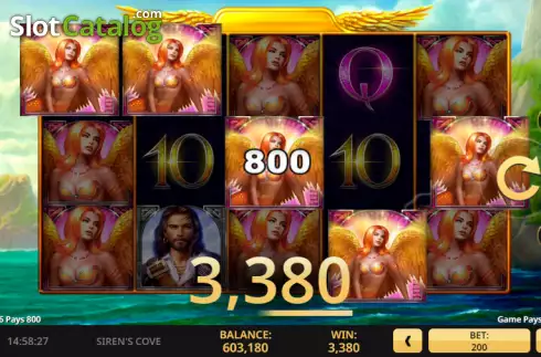 Скрин3. Sirens Cove слот