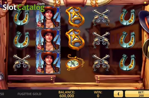 Скрин2. Fugitive Gold слот