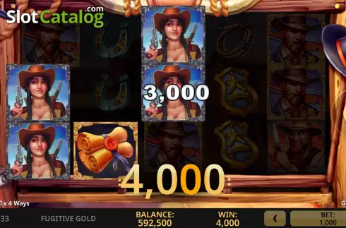 Скрин3. Fugitive Gold слот