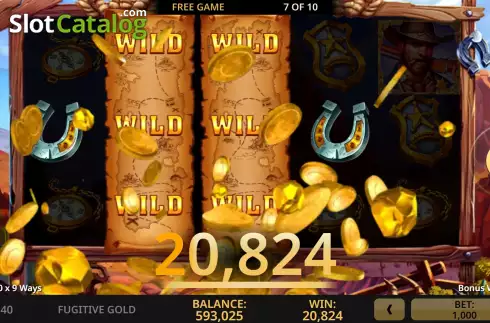 Скрин8. Fugitive Gold слот