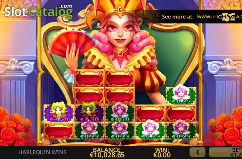 Скрин7. Harlequin Wins слот