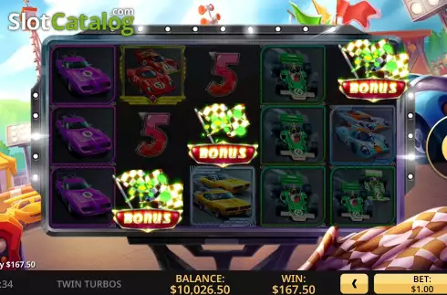 Скрин5. Twin Turbos слот