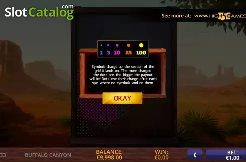 Скрин4. Buffalo Canyon слот