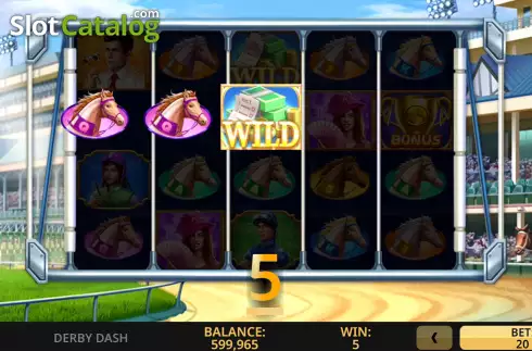 Скрин3. Derby Dash слот