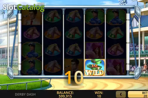 Скрин4. Derby Dash слот