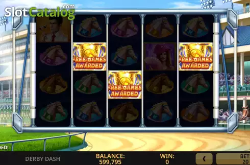 Скрин5. Derby Dash слот