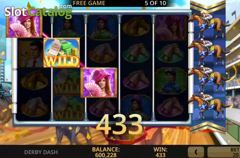 Скрин6. Derby Dash слот