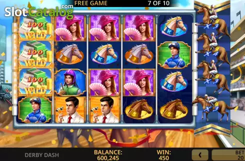 Скрин7. Derby Dash слот