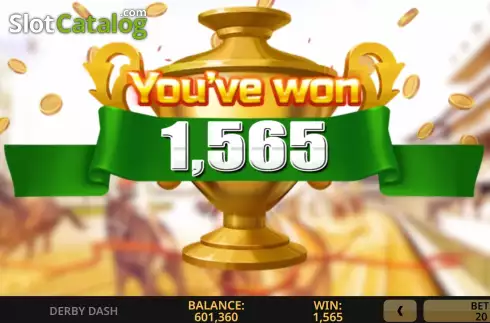 Скрин8. Derby Dash слот