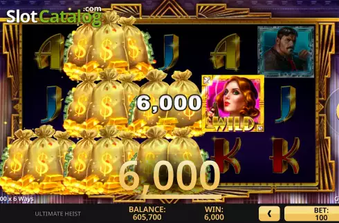 Скрин4. Ultimate Heist слот