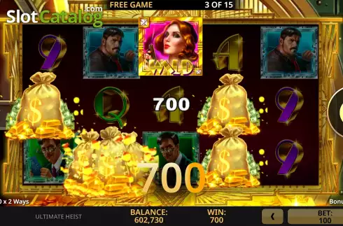 Скрин7. Ultimate Heist слот