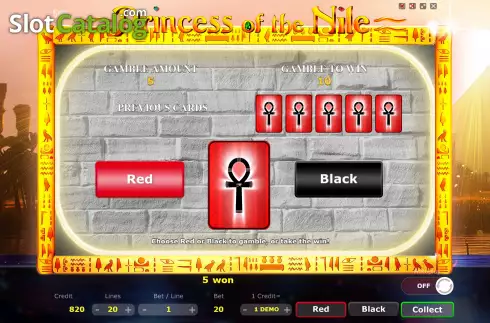 Скрин5. Princess of The Nile слот