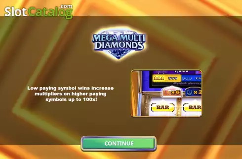 Скрин2. Mega Multi Diamonds слот