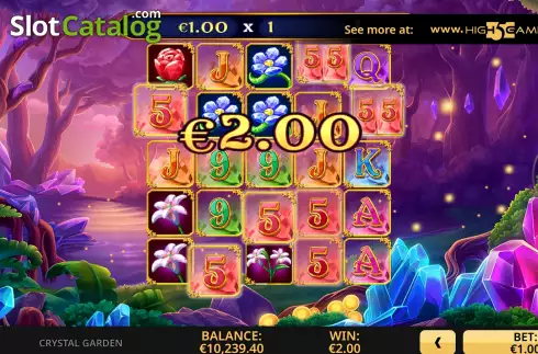 Скрин3. Crystal Garden слот