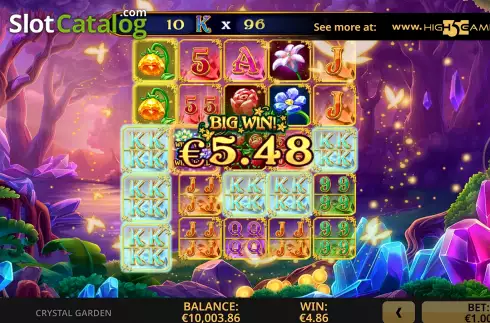 Скрин4. Crystal Garden слот