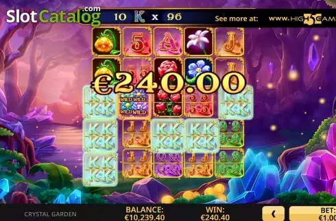 Скрин5. Crystal Garden слот