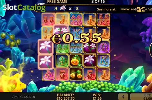 Скрин7. Crystal Garden слот