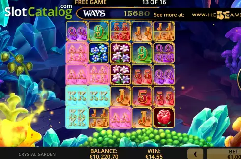 Скрин9. Crystal Garden слот