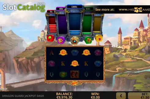 Скрин6. Dragon Guard Jackpot Dash слот