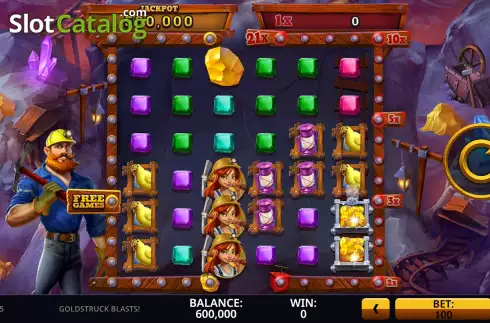 Скрин2. Goldstruck Blasts! слот