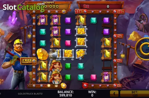 Скрин3. Goldstruck Blasts! слот
