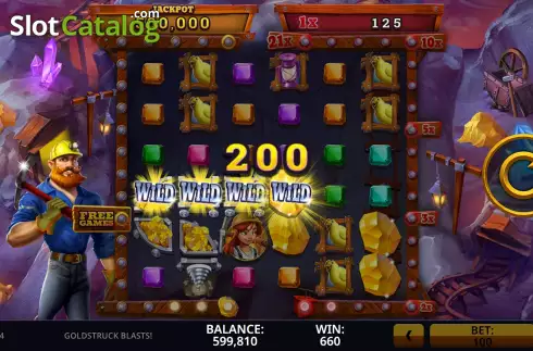 Скрин5. Goldstruck Blasts! слот