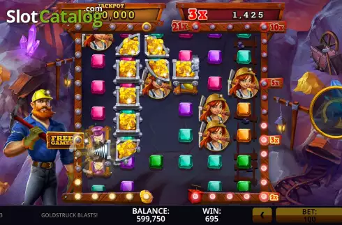 Скрин6. Goldstruck Blasts! слот