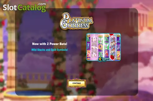 Скрин2. Platinum Goddess Power Bet слот