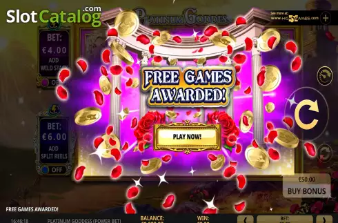 Скрин9. Platinum Goddess Power Bet слот