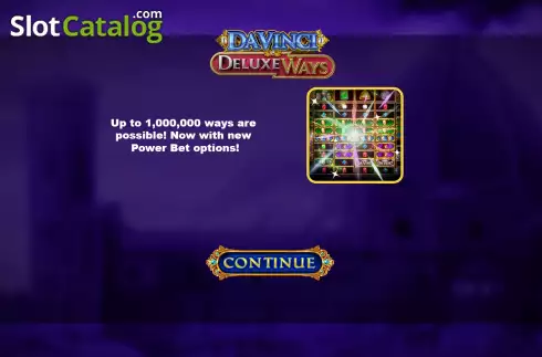 Скрин2. Da Vinci DeluxeWays слот