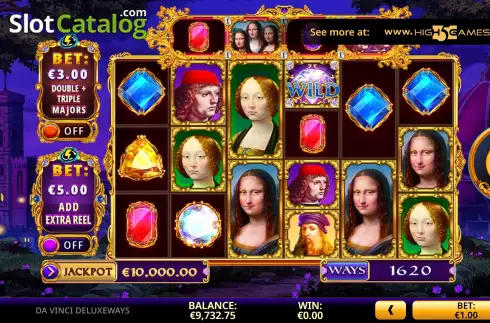 Скрин4. Da Vinci DeluxeWays слот