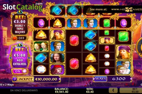 Скрин8. Da Vinci DeluxeWays слот