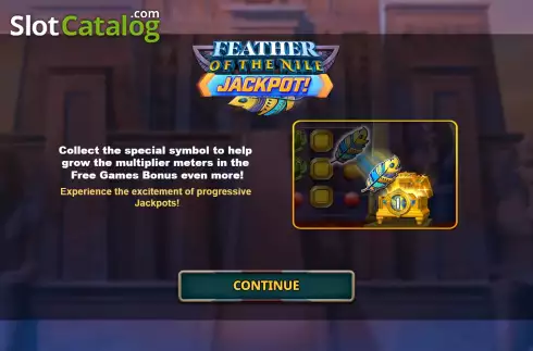 Скрин2. Feather Of The Nile Jackpot слот