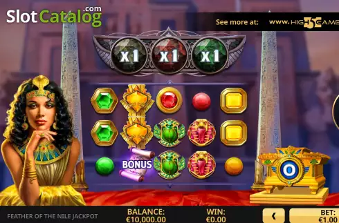 Скрин3. Feather Of The Nile Jackpot слот