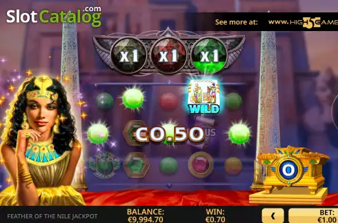 Скрин4. Feather Of The Nile Jackpot слот