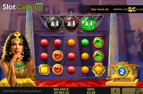 Скрин5. Feather Of The Nile Jackpot слот