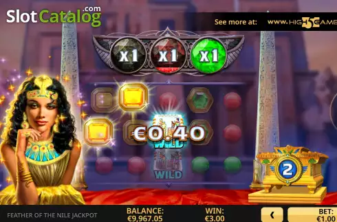 Скрин6. Feather Of The Nile Jackpot слот