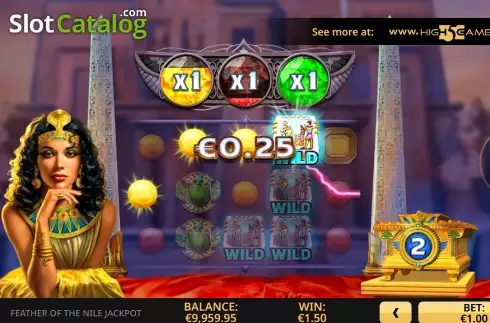 Скрин7. Feather Of The Nile Jackpot слот