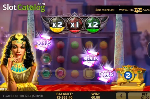 Скрин8. Feather Of The Nile Jackpot слот