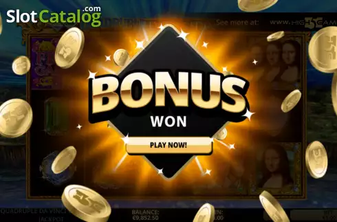Скрин6. Quadruple Da Vinci Diamonds Jackpot слот